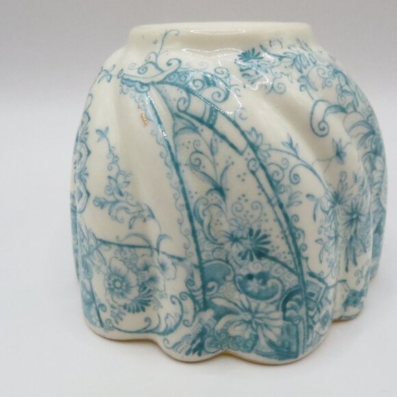 David Chapman & Sons Tea Cup & Saucer #1384 Blue White Antique England - Picture 12 of 16